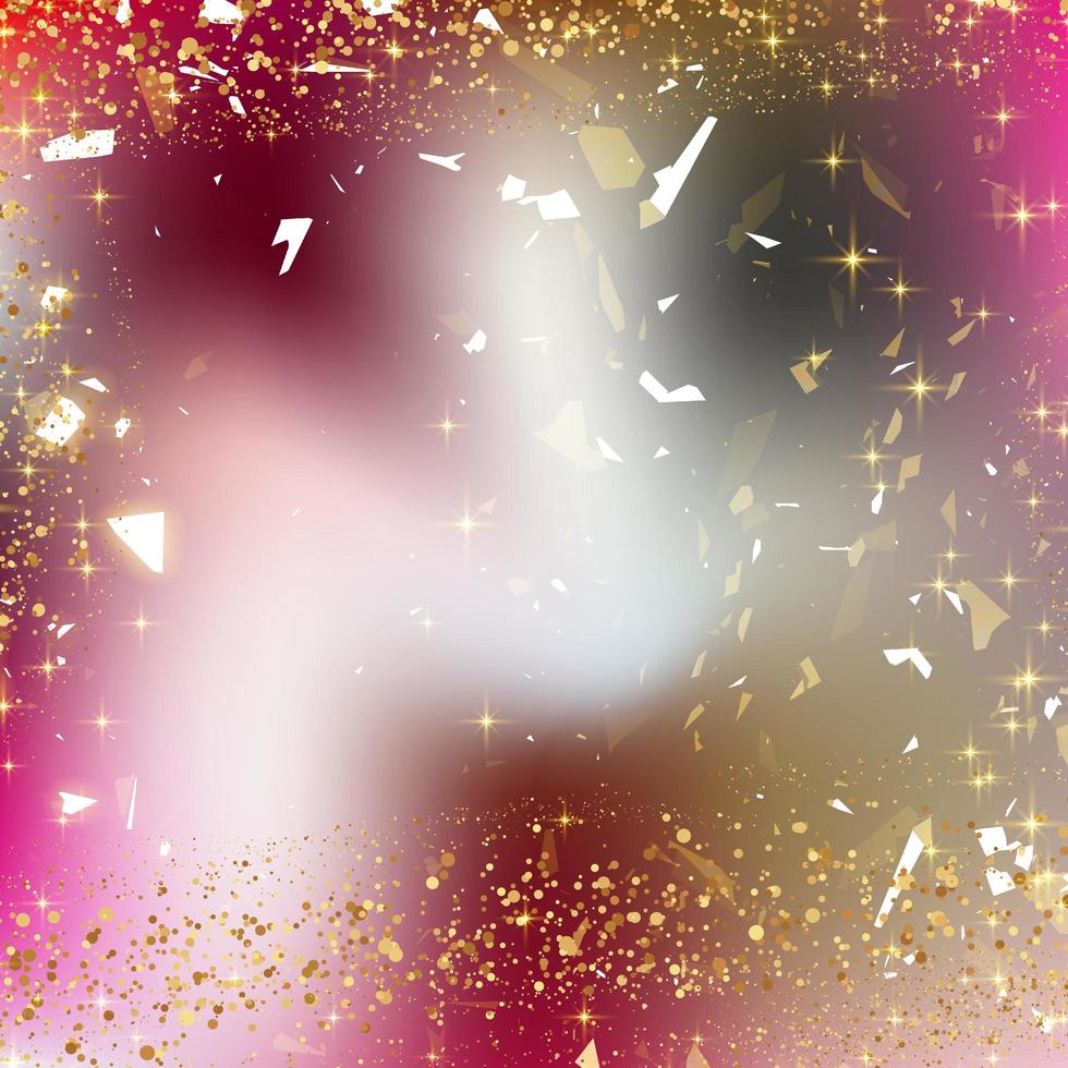 Gold sparkle with gradient iridescent colorful background photo