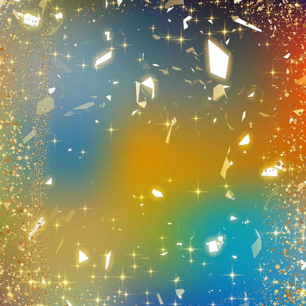 Gradient  colorful  background  with gold sparkle photo