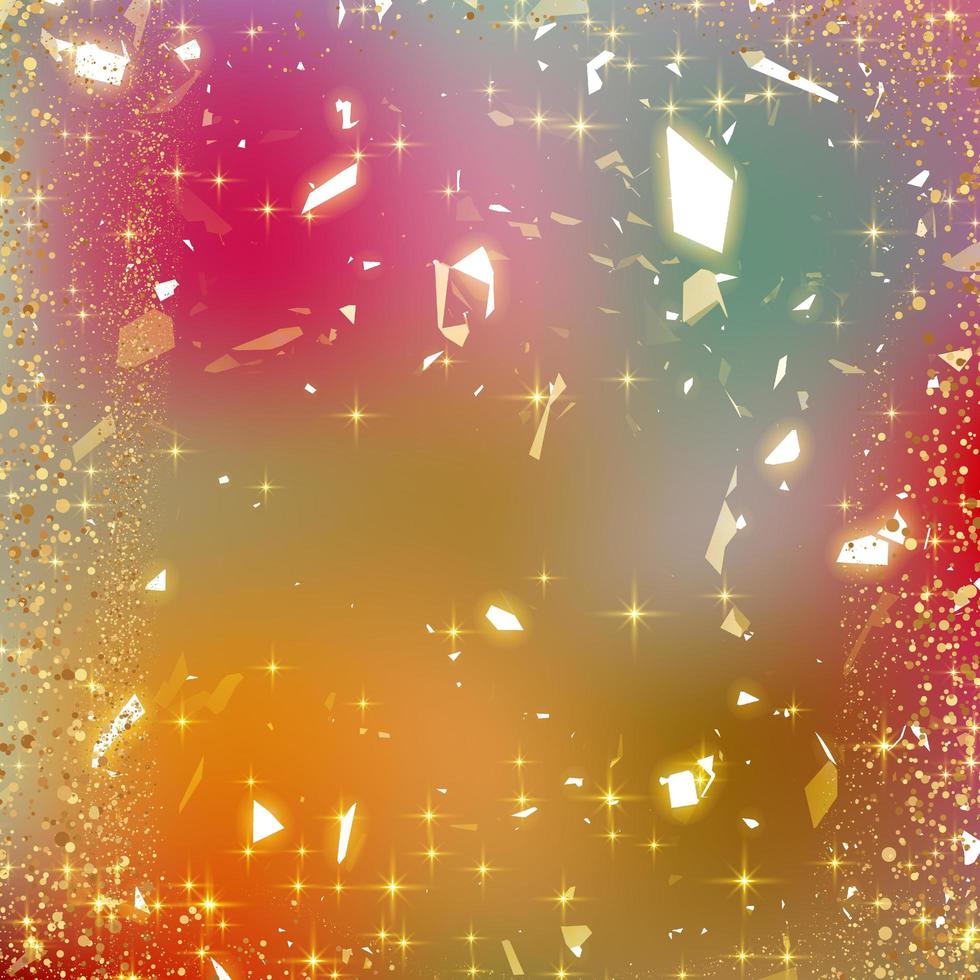 Gradient  colorful  background  with gold sparkle photo