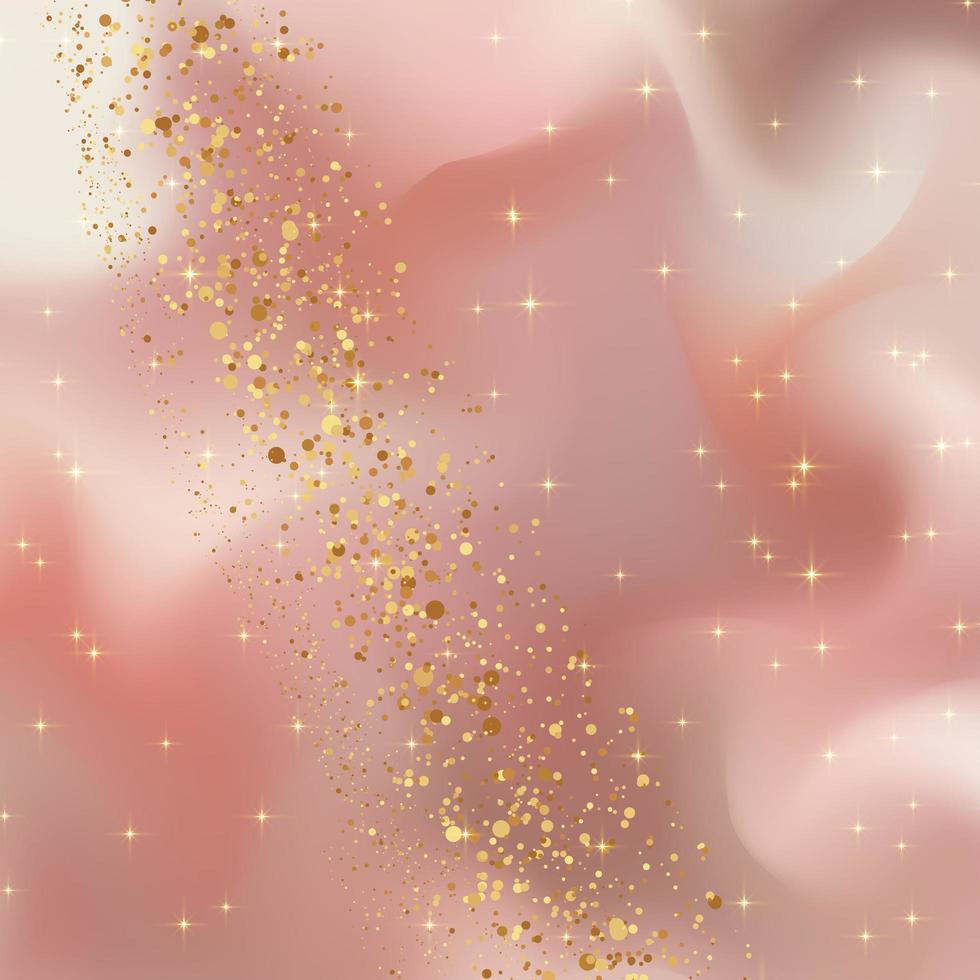 Gradient pink wave texture background with gold sparkle 17599088 Stock ...