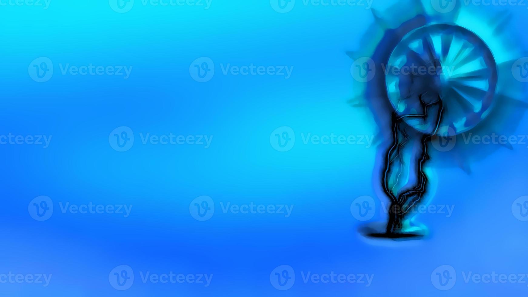 Abstract Liquid Background Digital Rendering photo