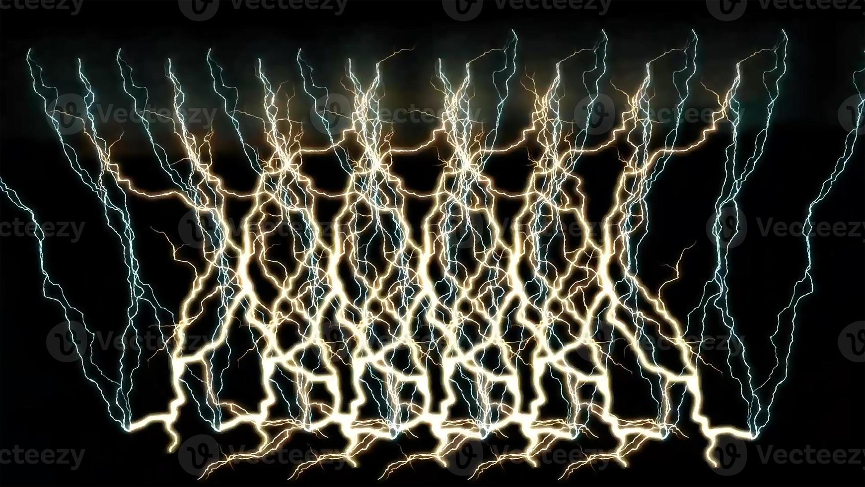 Dramatic Lightning Strike Electric Background photo