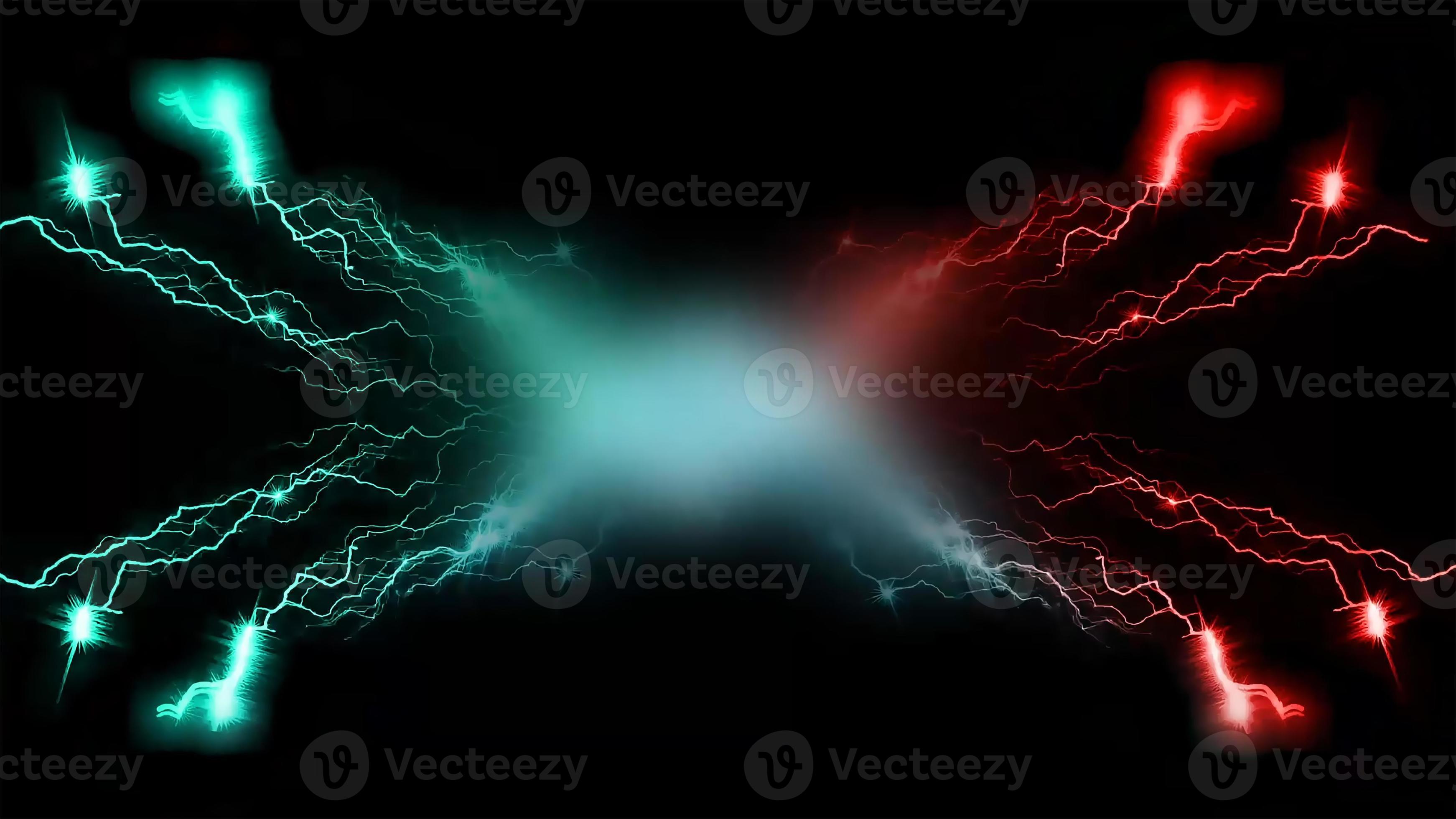 Dramatic Lightning Strike Electric Background 17599258 Stock Photo at