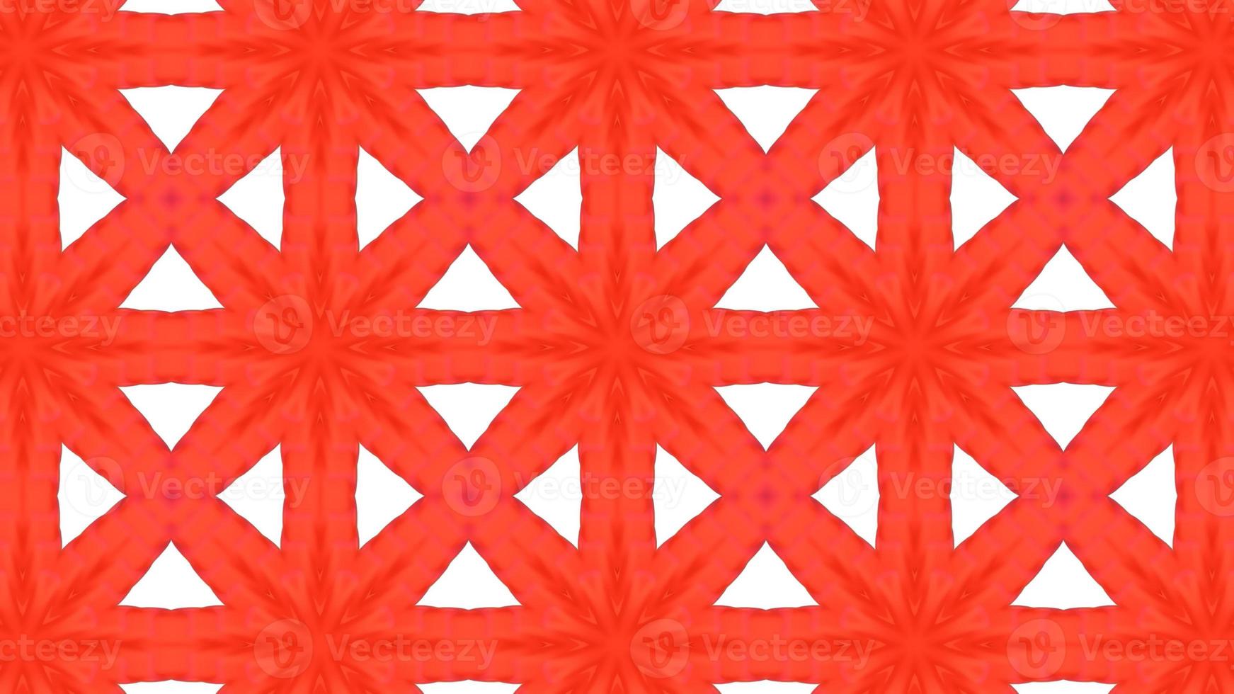 Digital Illustration Red Kaleidoscope Tiles Background photo