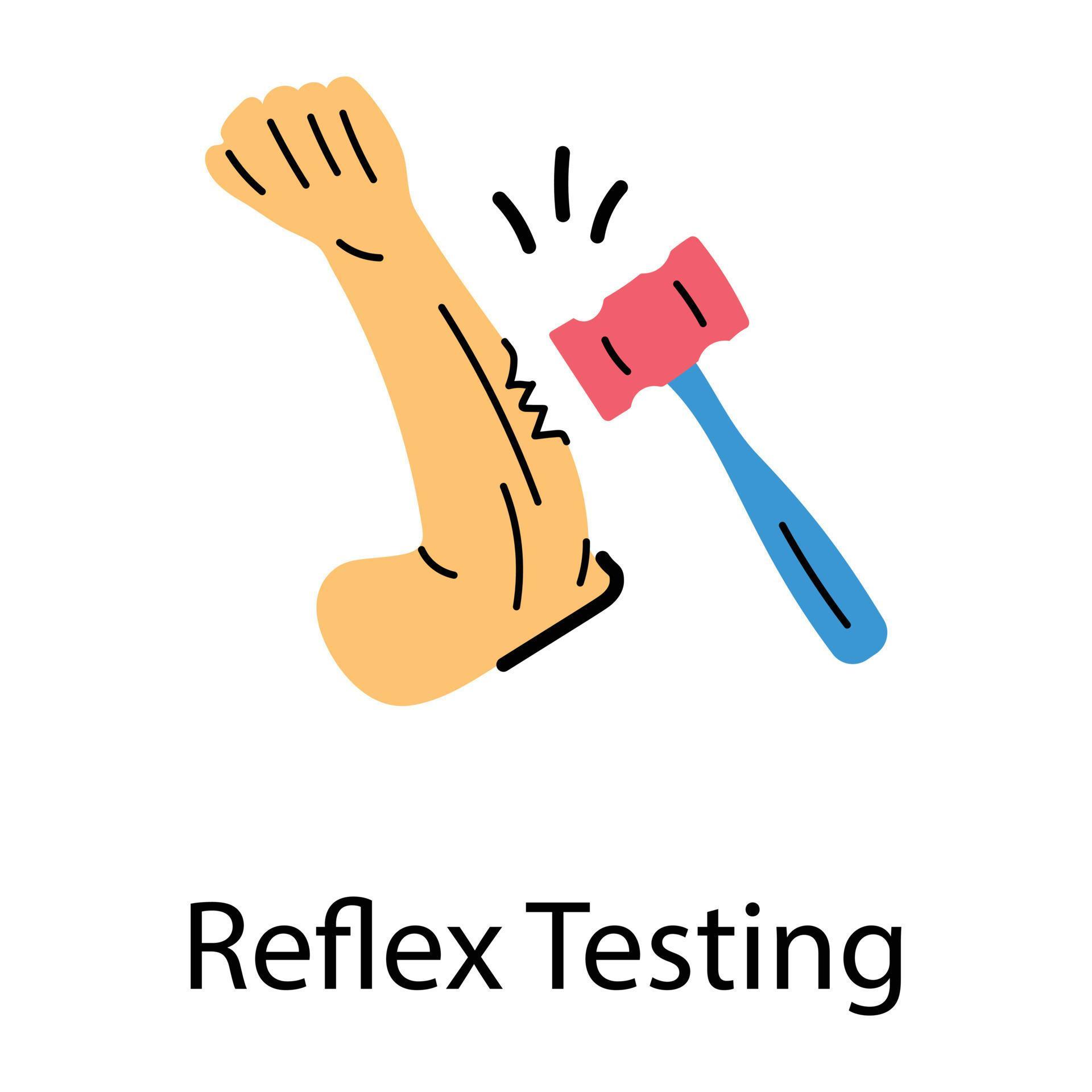 Trendy Reflex Testing 17600388 Vector Art at Vecteezy