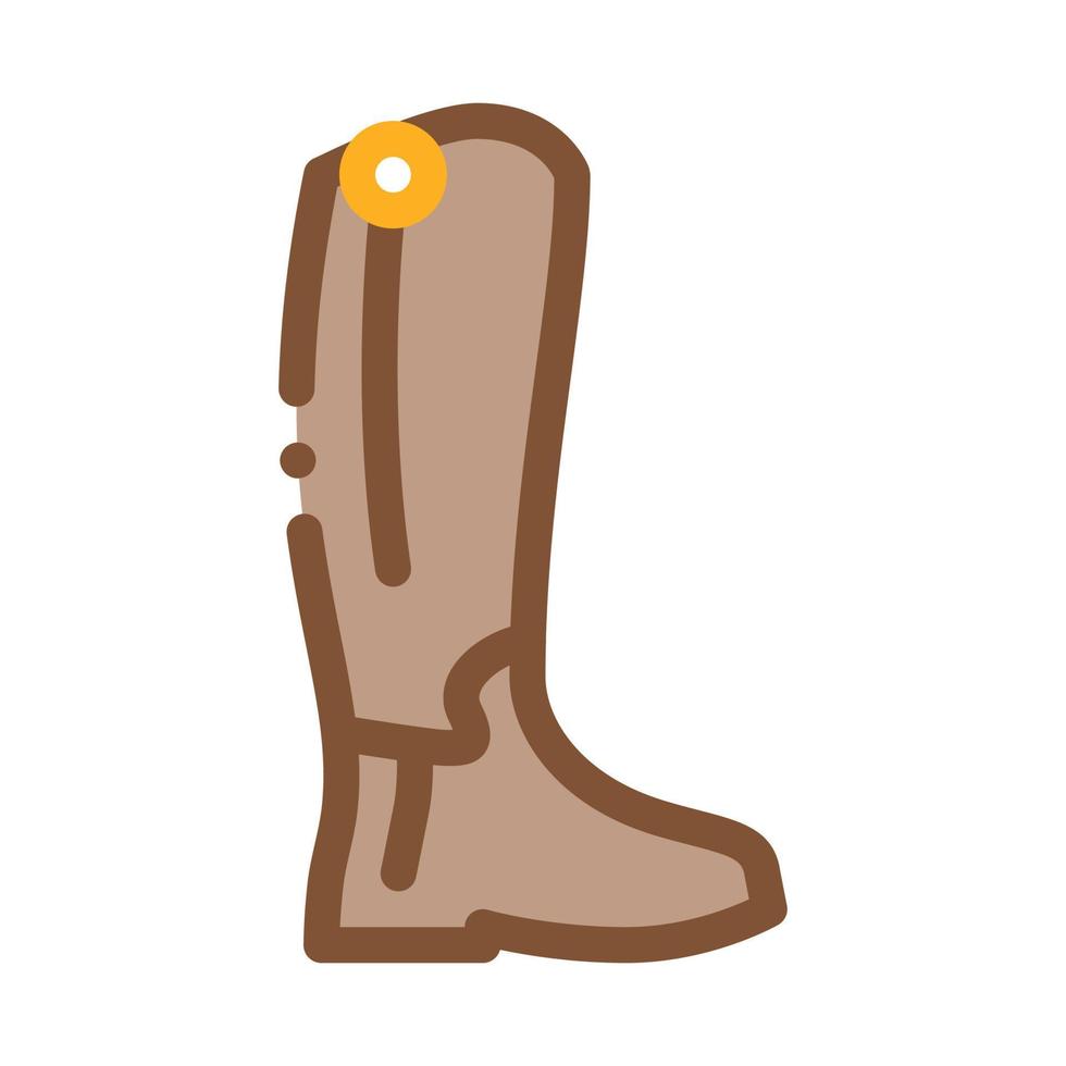 Jockey Shoes Icon Vector Outline Illustration