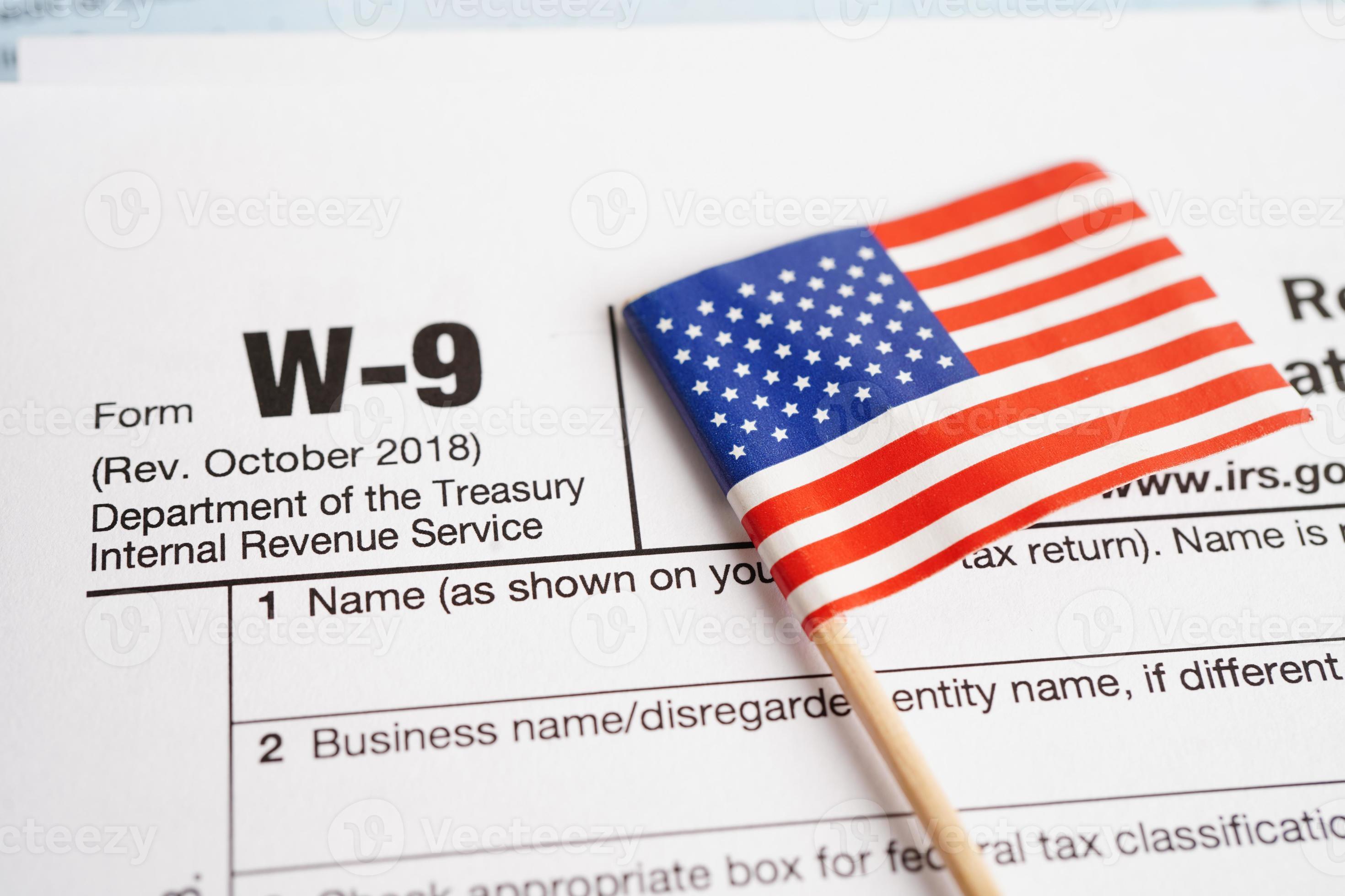 Tax form w 9 request for taxpayer identification number and