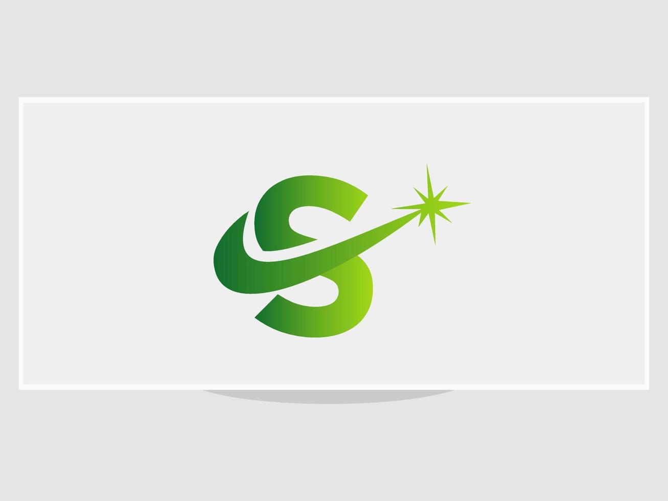 Letter S Spark Logo Design Template vector