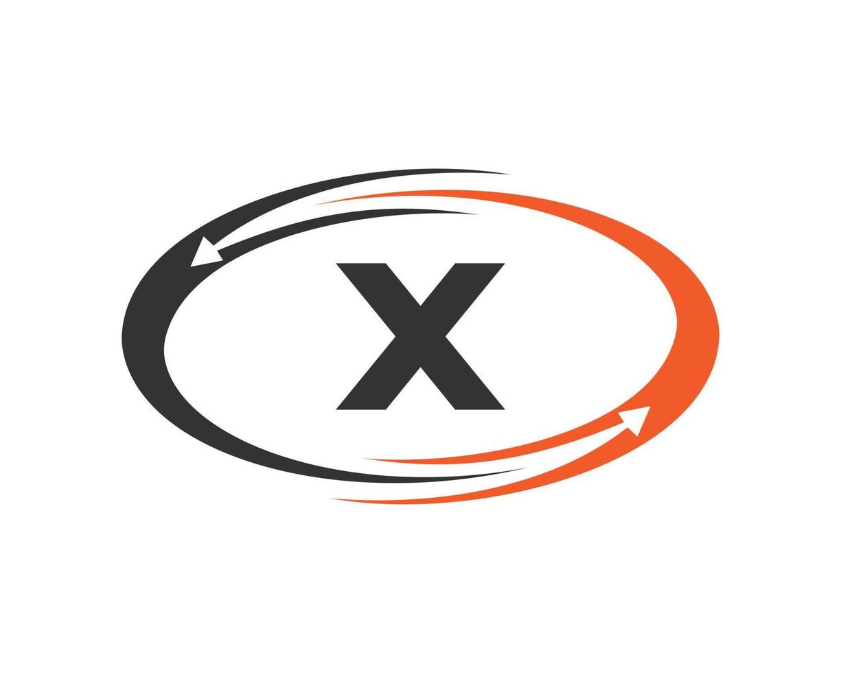 Letter X Technology Logo Design vector