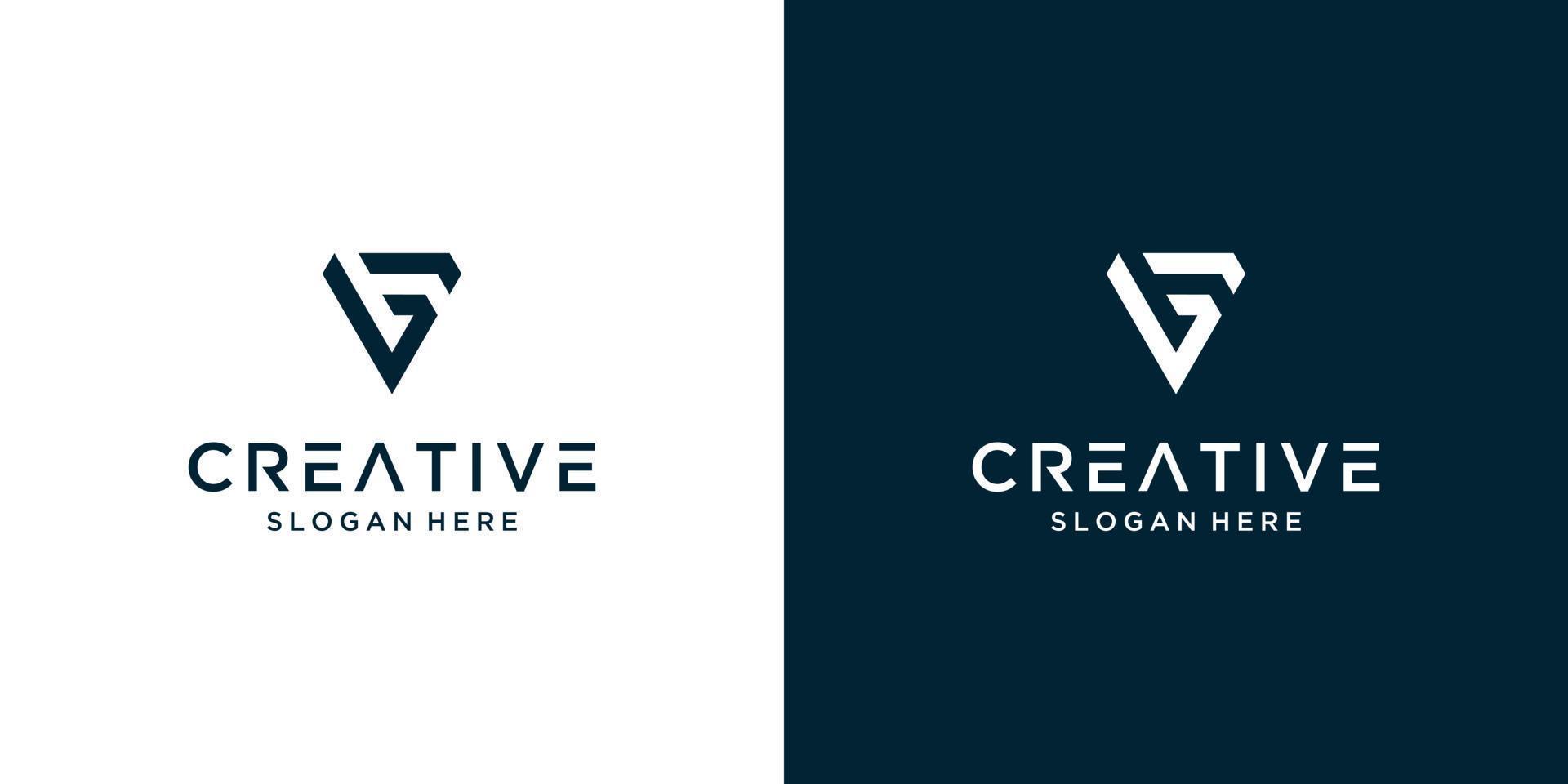 Minimalist elegant letter V logo design inspiration vector
