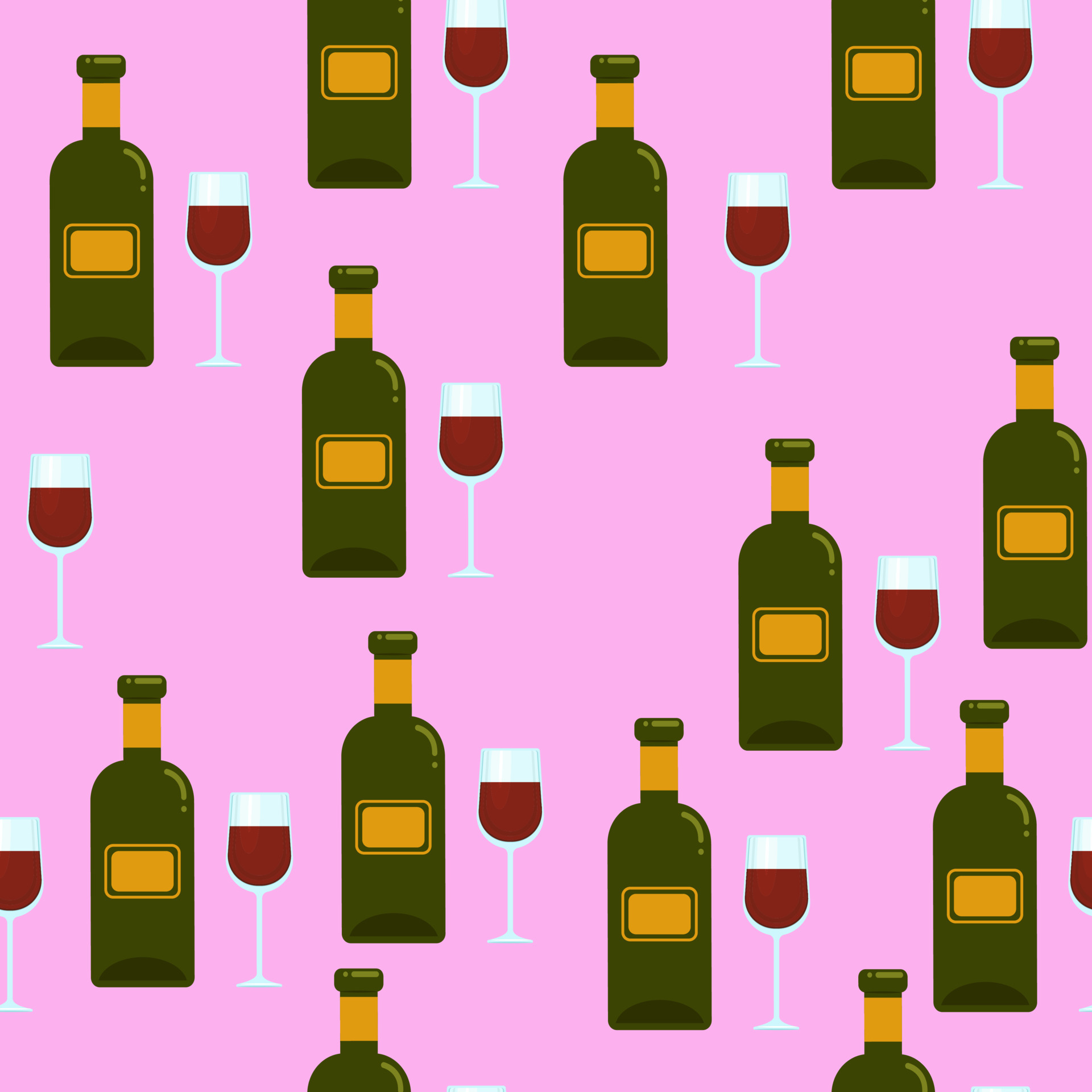 botella y vaso de vino tinto de patrones sin fisuras. fondo vectorial con  alcohol. imprimir con bebidas alcoholicas 17603684 Vector en Vecteezy