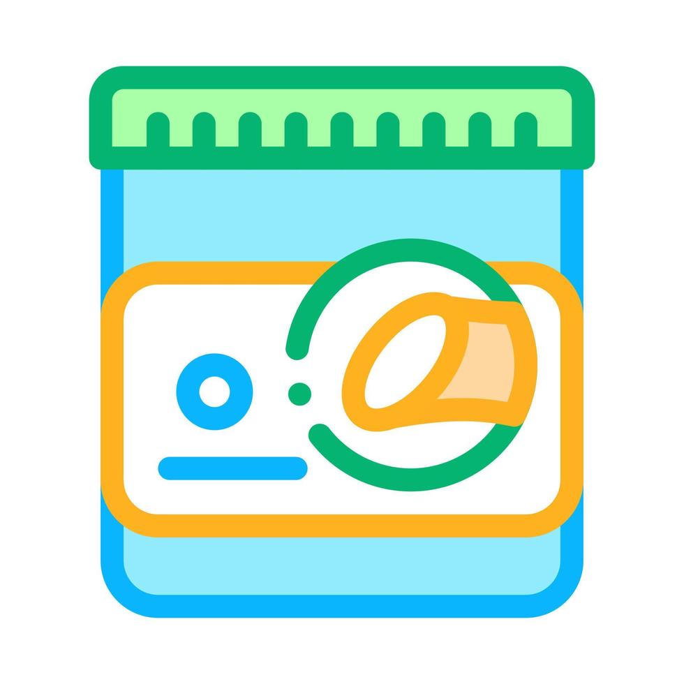 Sugar Container Icon Vector Outline Illustration