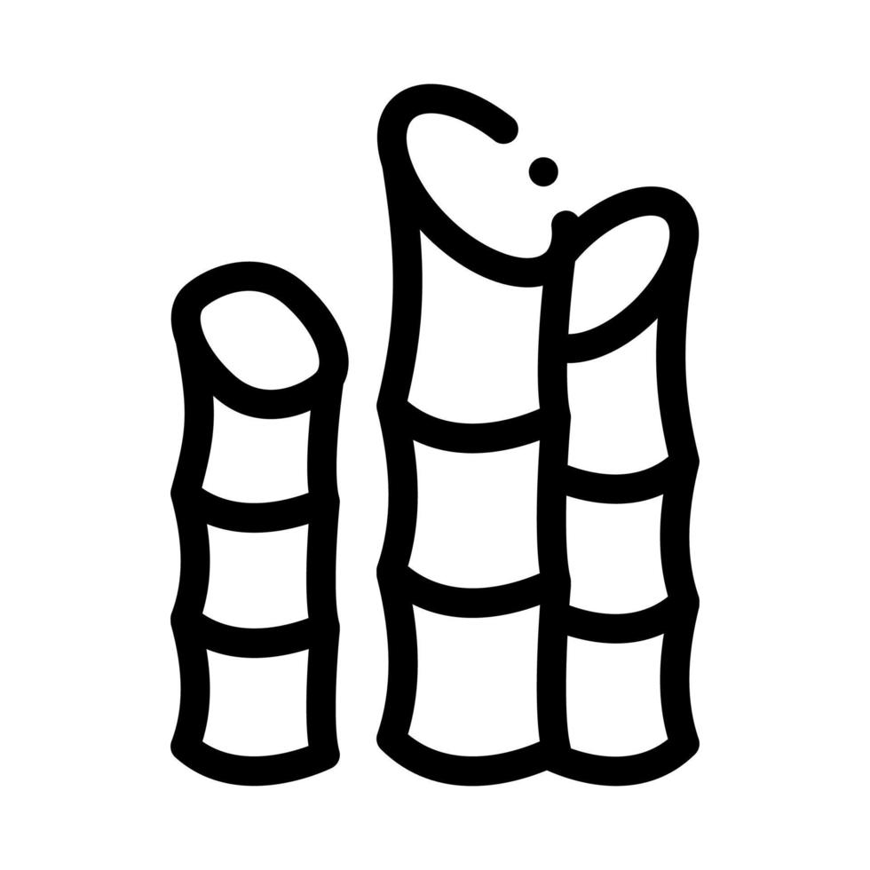 Agricultural Cane Icon Vector Outline Illustration