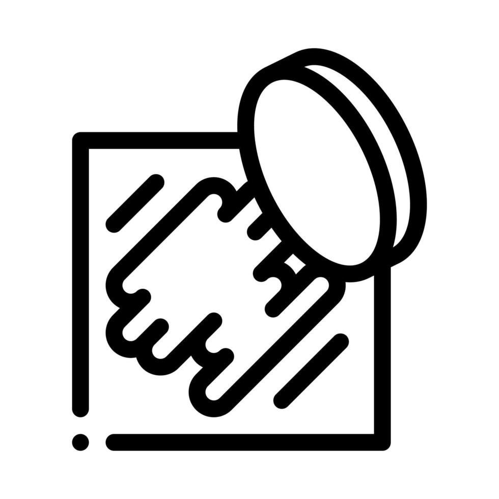 Erase Coin Numbers Icon Vector Outline Illustration