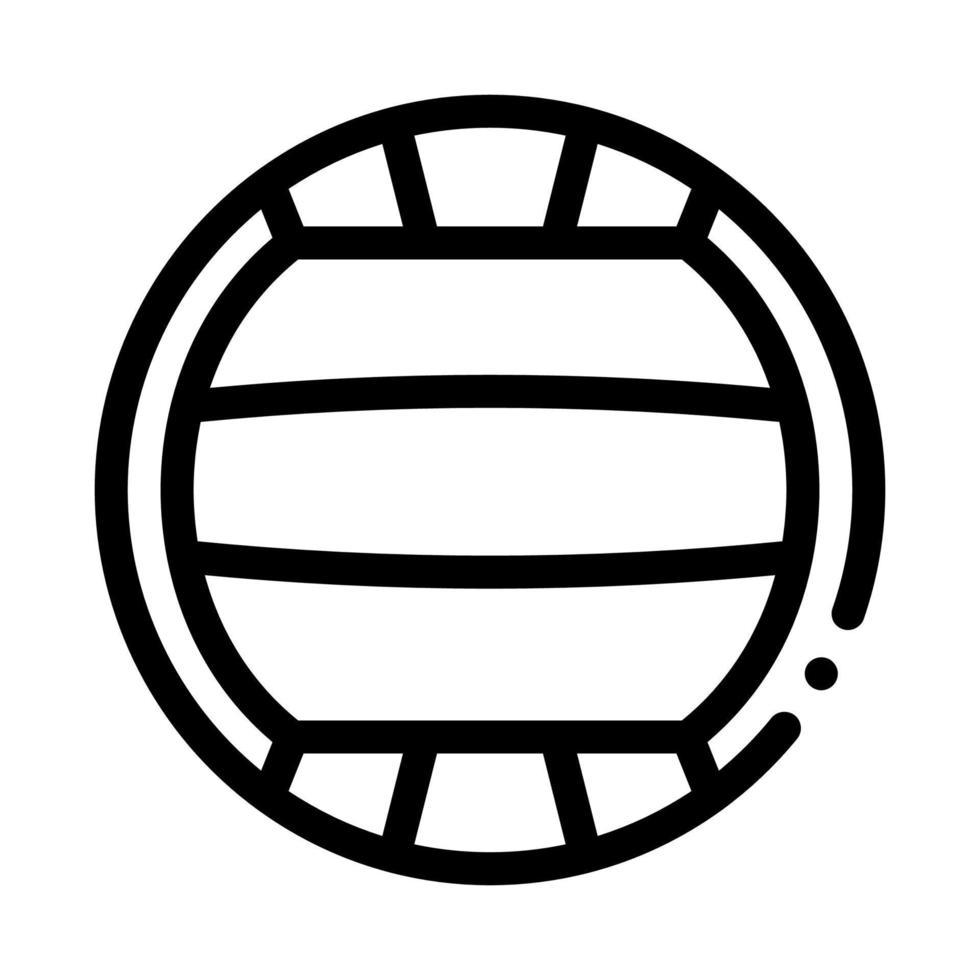 ilustración de contorno de vector de icono de voleibol