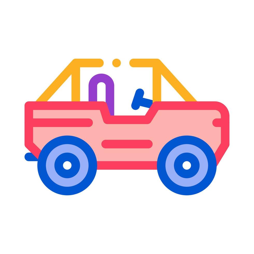 Car Icon Vector Outline Illustration