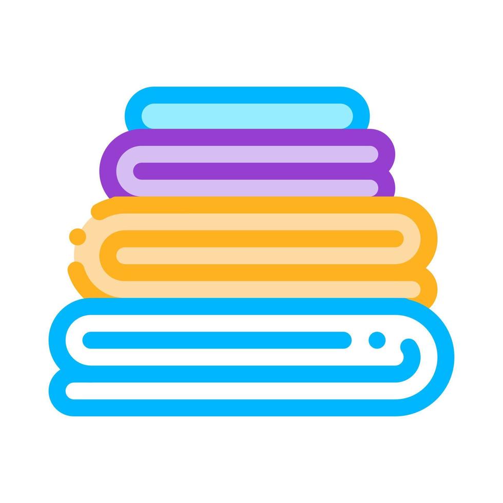Laundry Service Washed Ironing Things Vector Icon