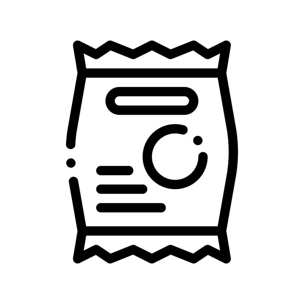 Package With Sport Nutrition Vector Thin Line Icon