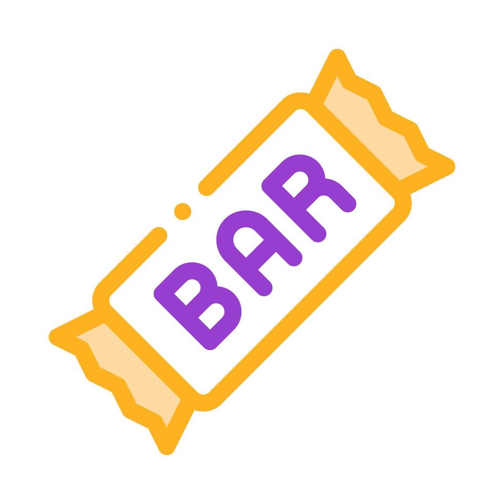 Package Bar Energy Food Vector Thin Line Icon