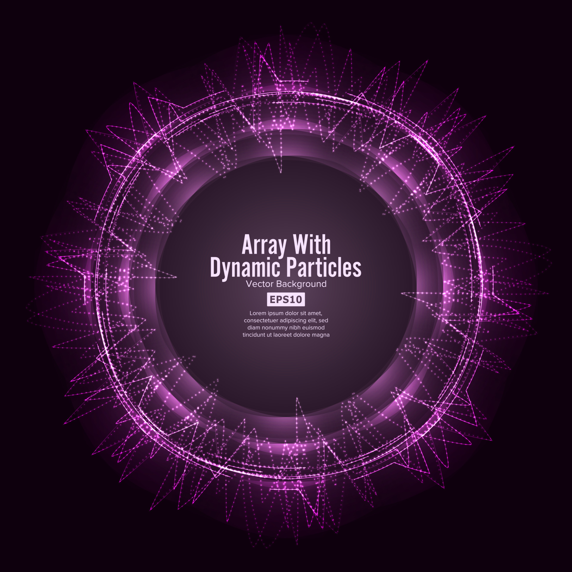 C массив vector. Dynamic particles. array vector. click background.