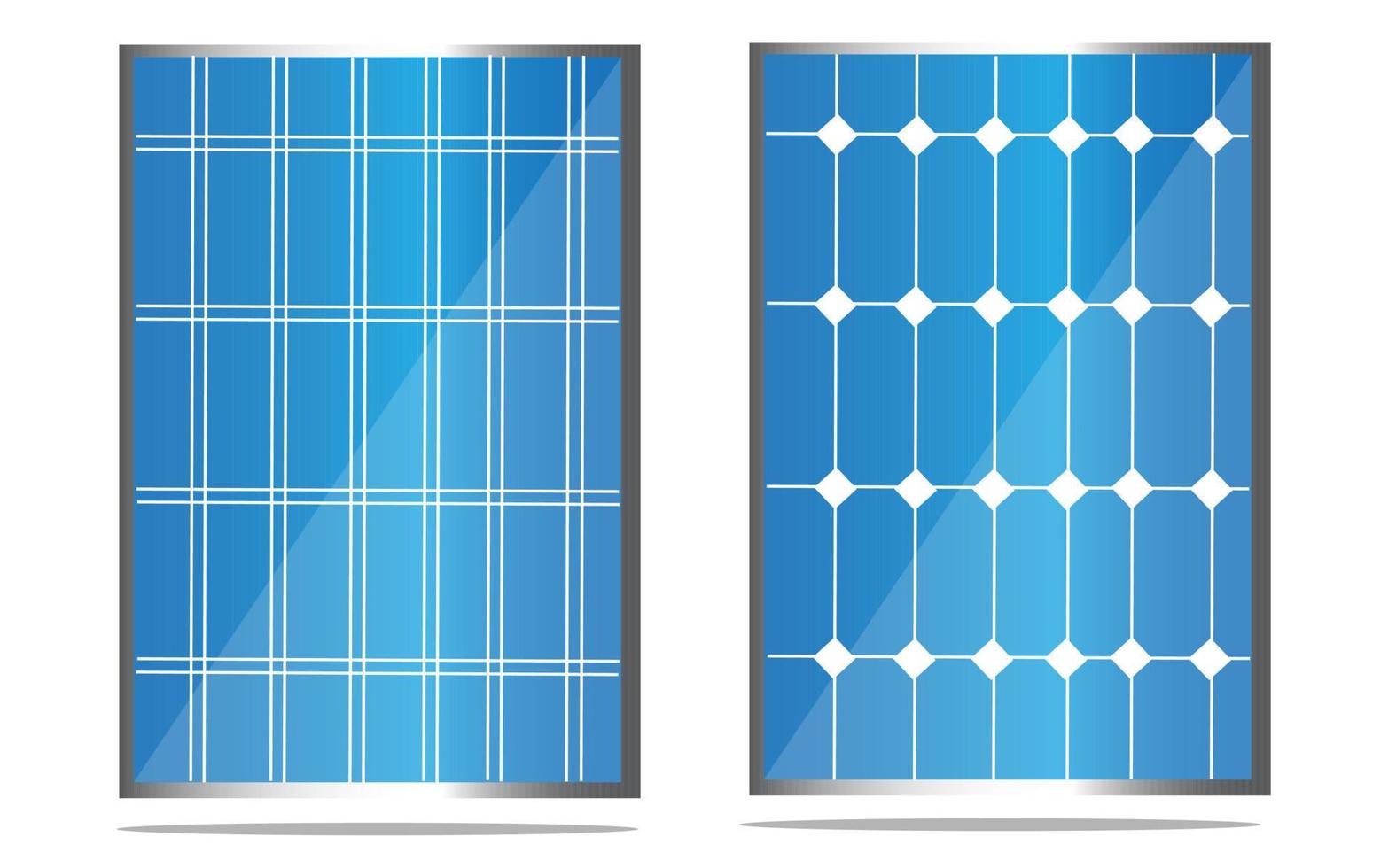 solar cell Both systems are in vector format.