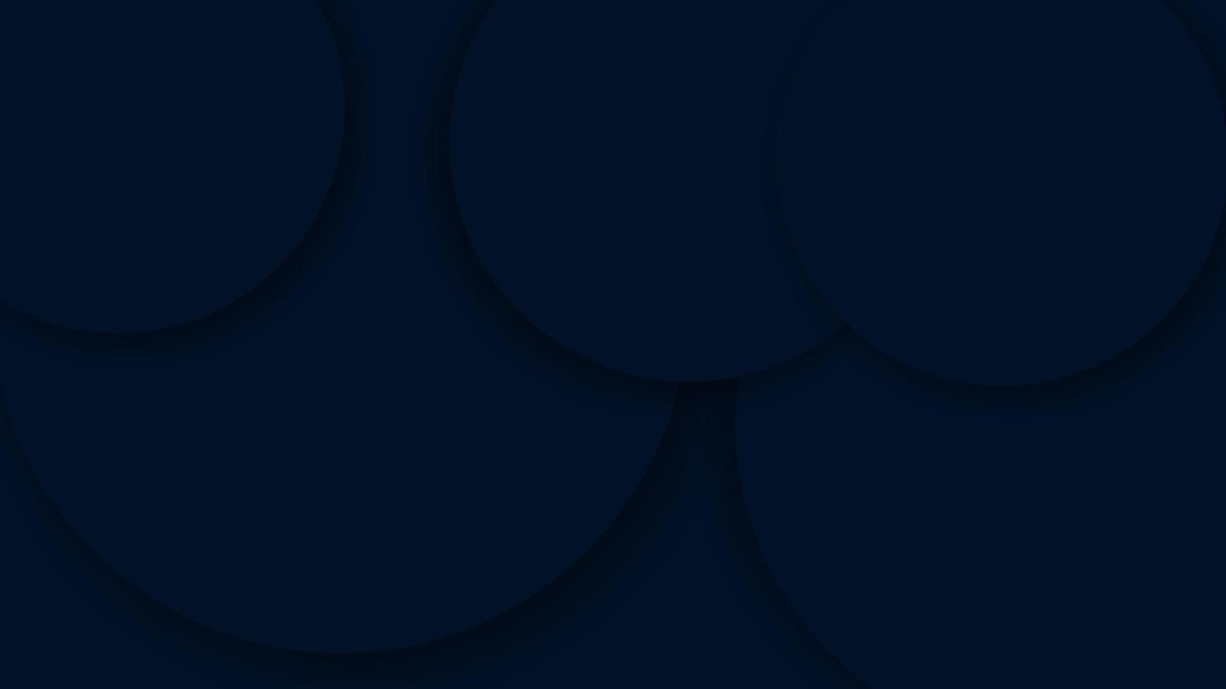 Abstract dark blue color circles with shadow for banner, poster and website. Vector illustration. EPS 10.