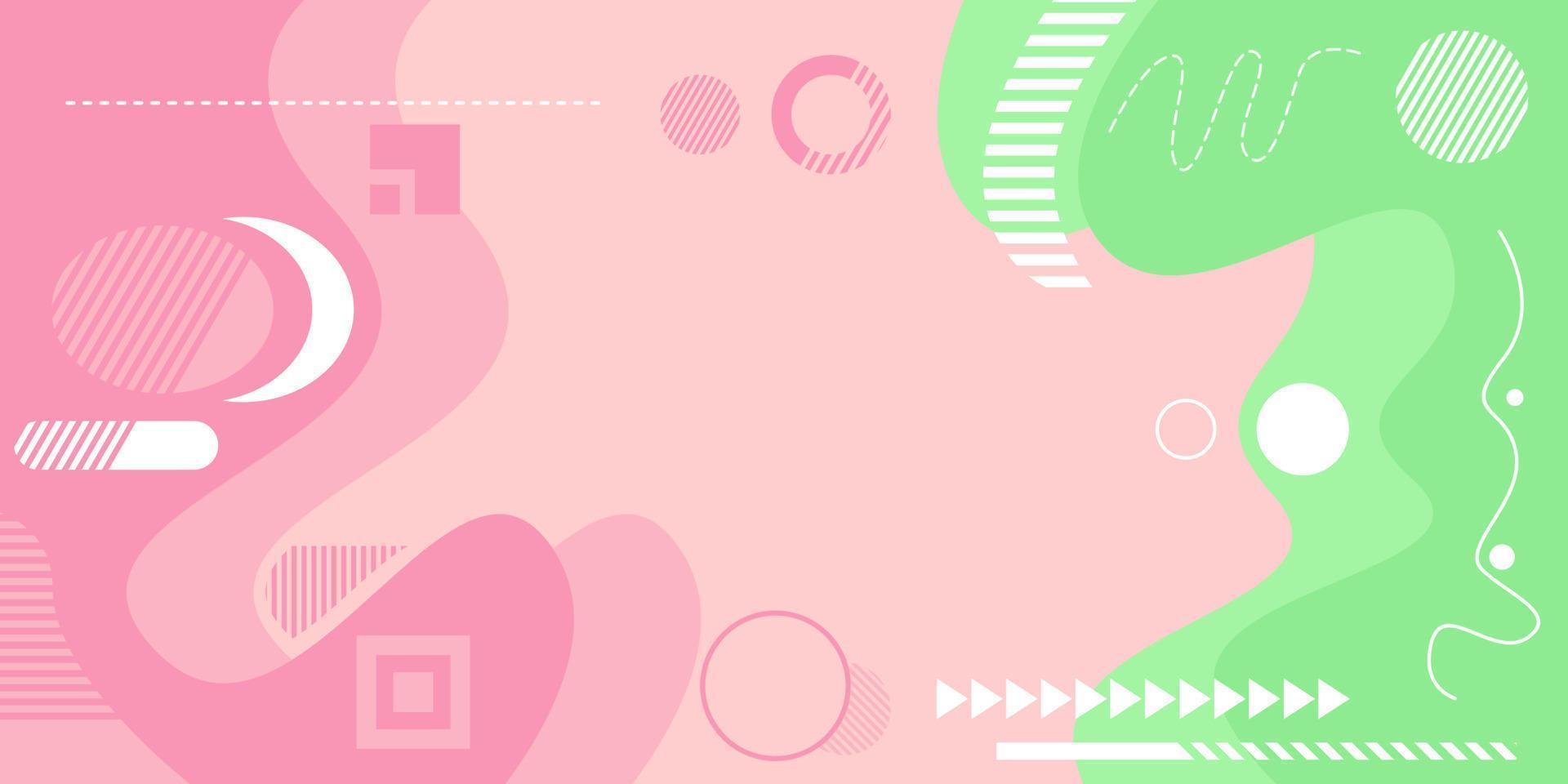 Cute abstract background. With the dominance of soft and flat colors vector