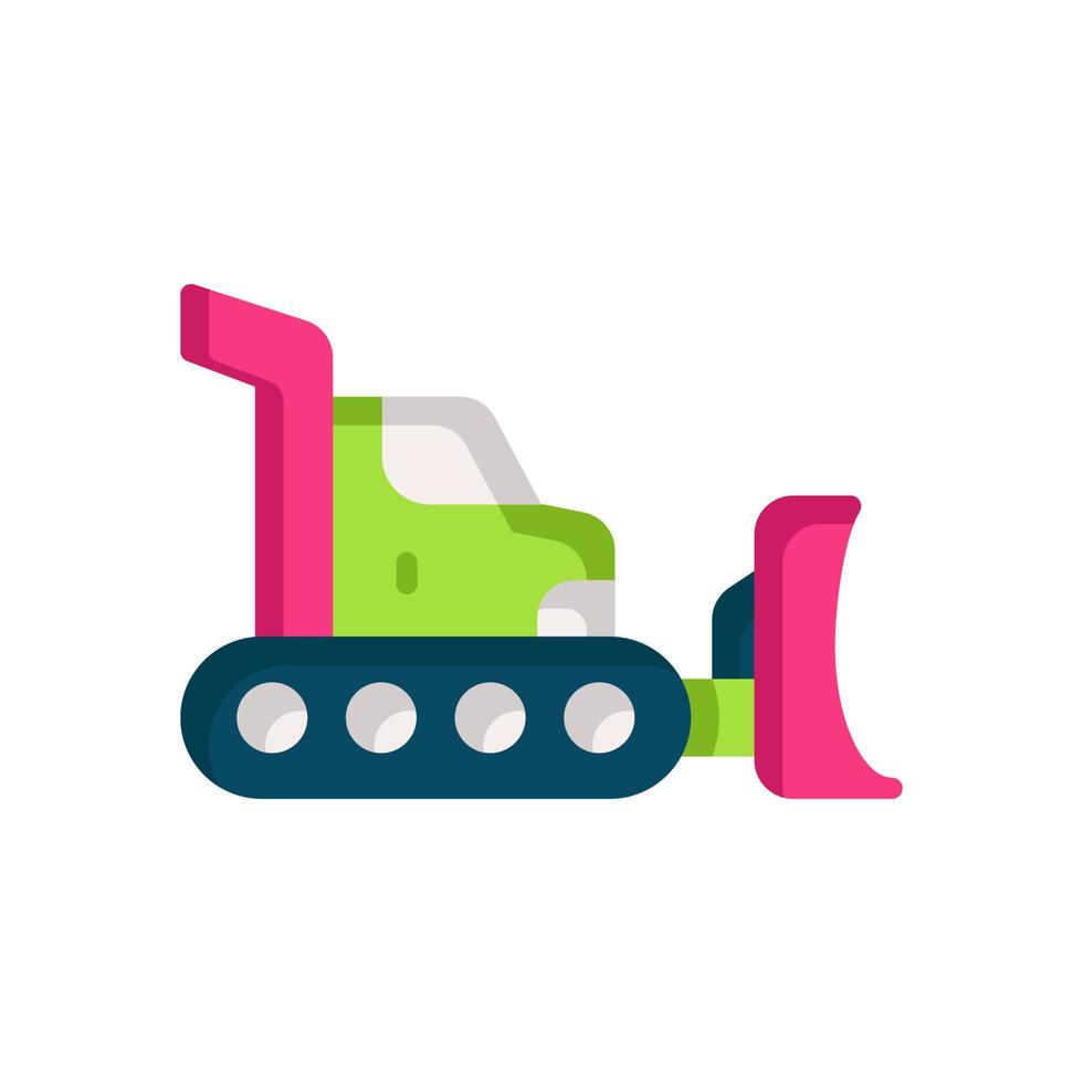 bulldozer icon for your website, mobile, presentation, and logo design. vector