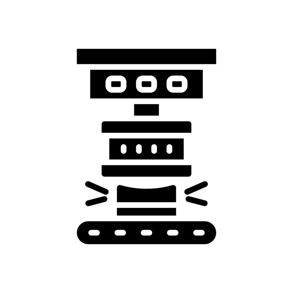 press machine icon for your website, mobile, presentation, and logo design. vector