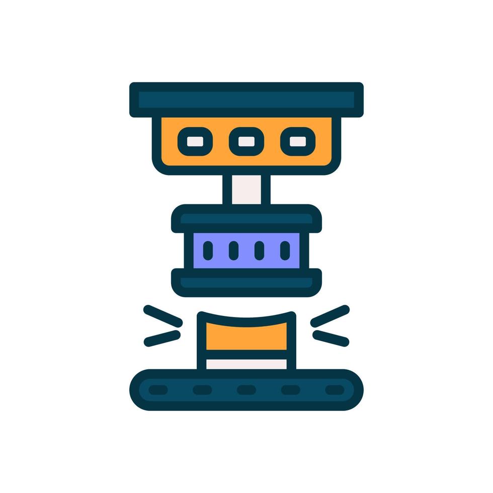 press machine icon for your website, mobile, presentation, and logo design. vector