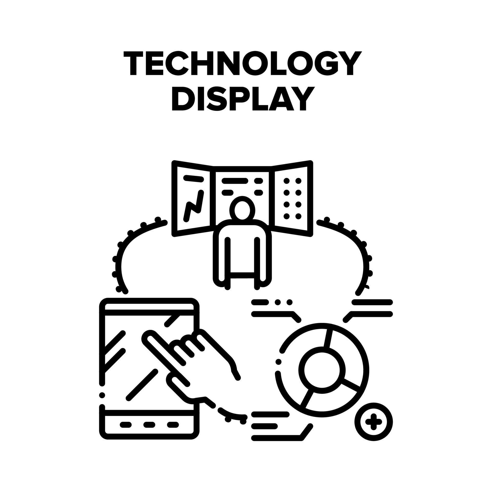 Technology Display Device Vector Concept 17607310 Vector Art at Vecteezy