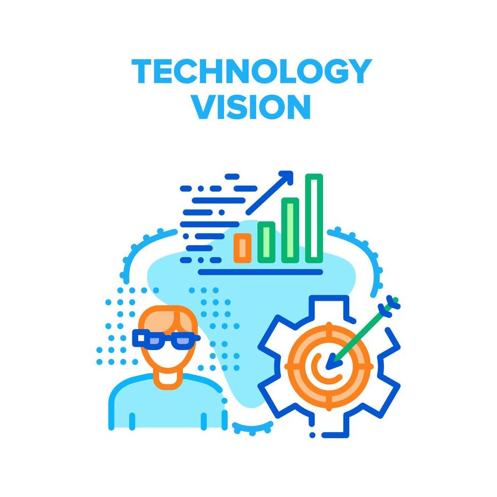 Technology Vision Of Future Vector Concept Color