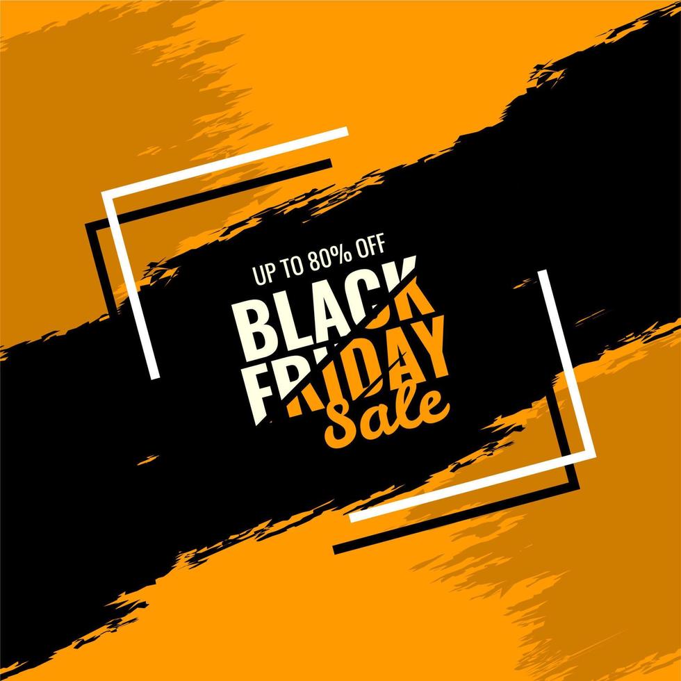 abstract black friday sale banner contrast full color backlight for promotion, black friday sale banner up to 80 percent off vector