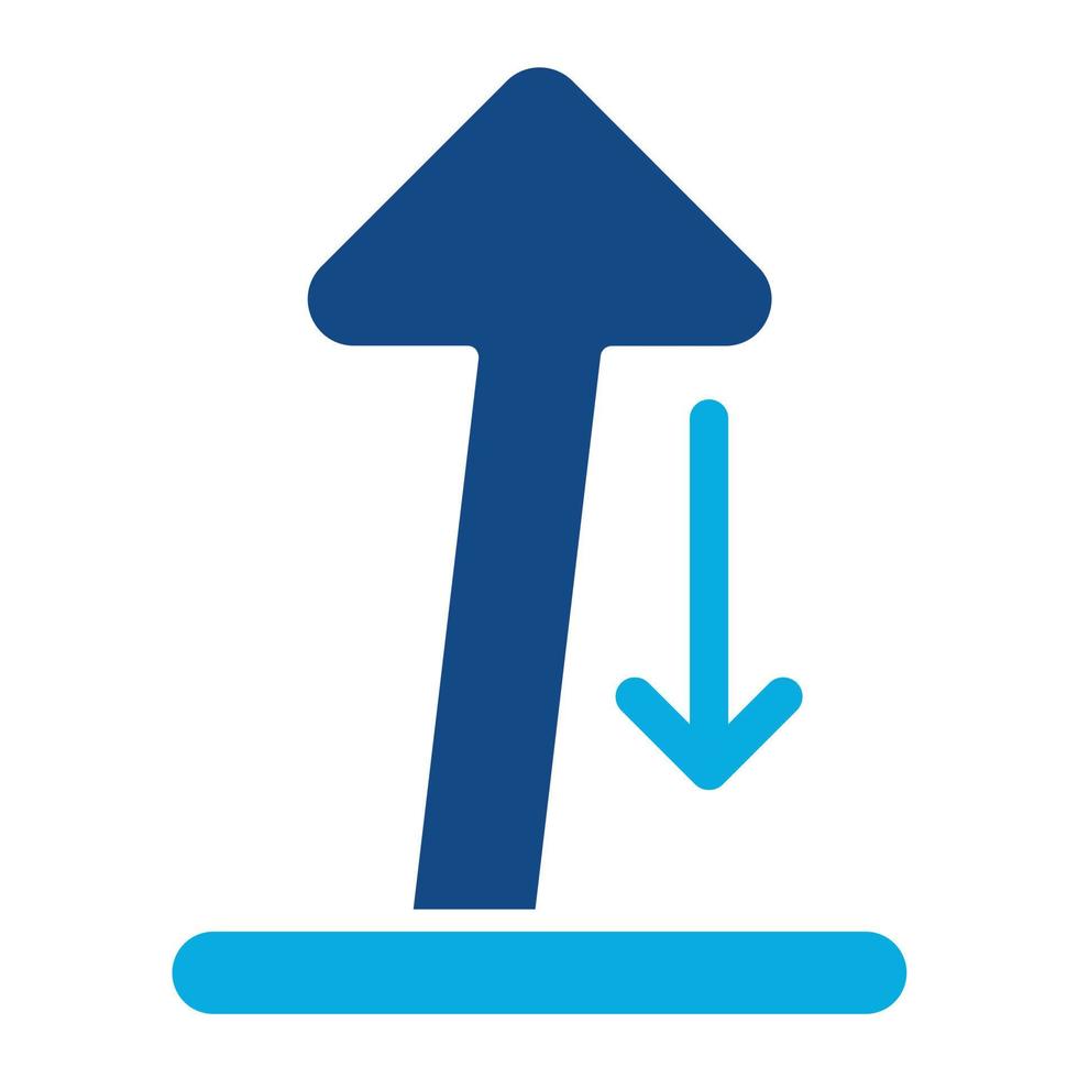 Lean Glyph Two Color Icon vector