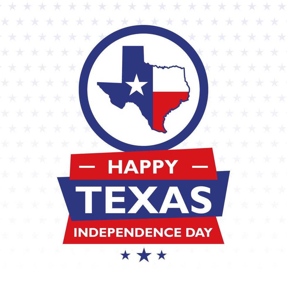 March 2, Texas Independence Day. Background, poster, card, banner vector illustration