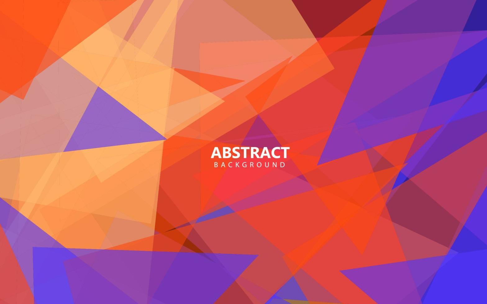 Abstract geomtrict blue and red color background vector