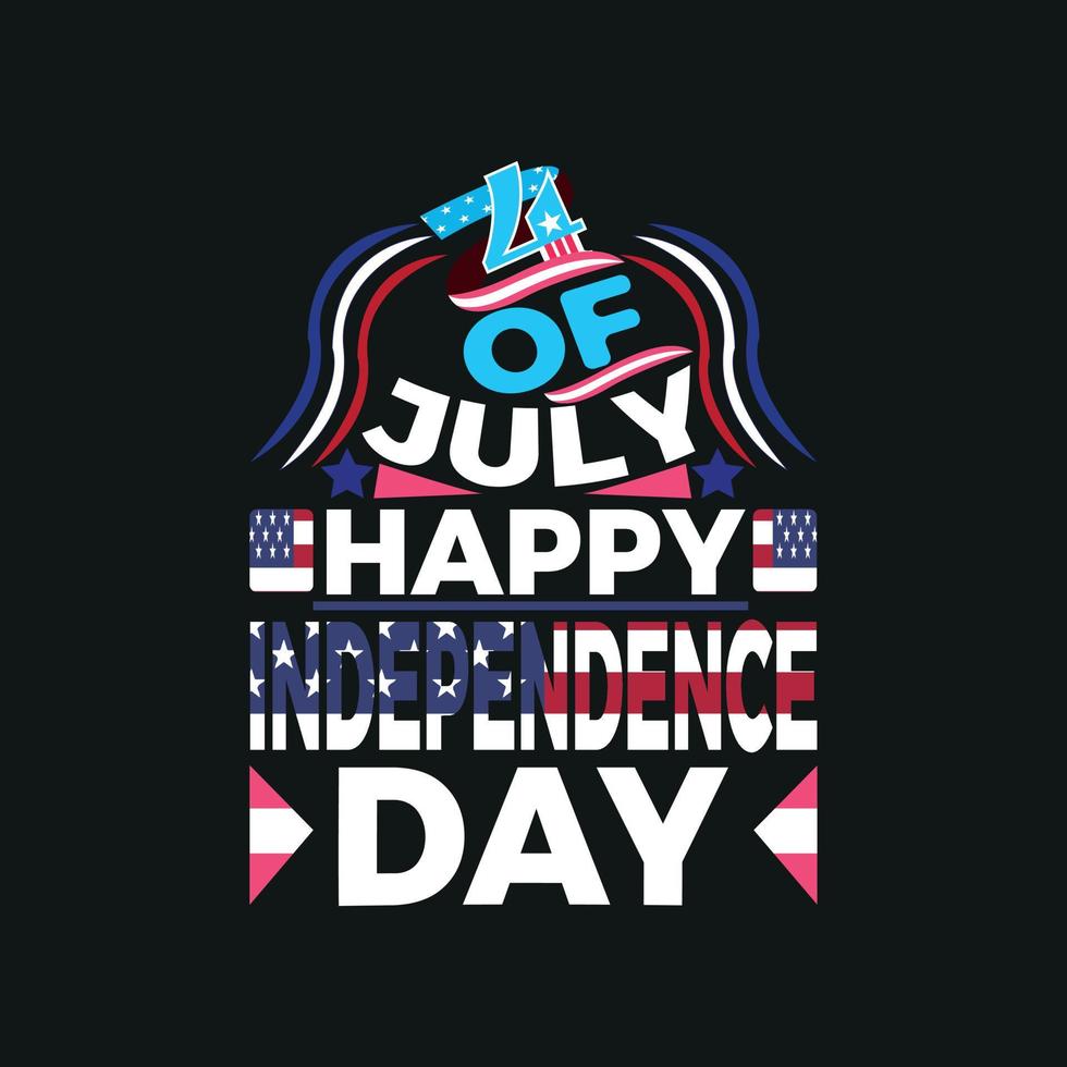 Happy 4th of July t shirts design, vector