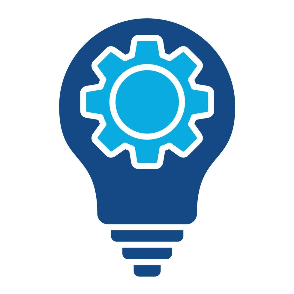High Tech Glyph Two Color Icon vector