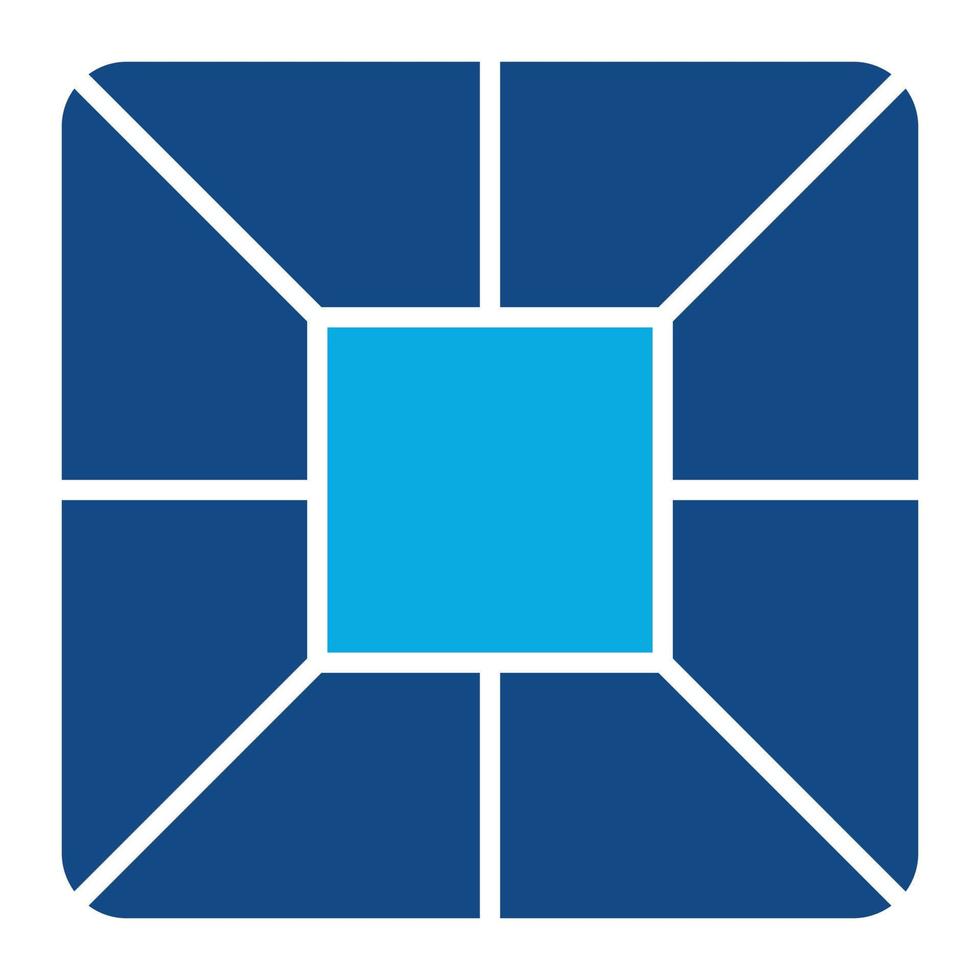 Scalability Glyph Two Color Icon vector