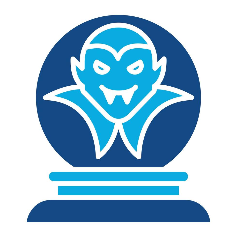 Ectoplasm Glyph Two Color Icon vector