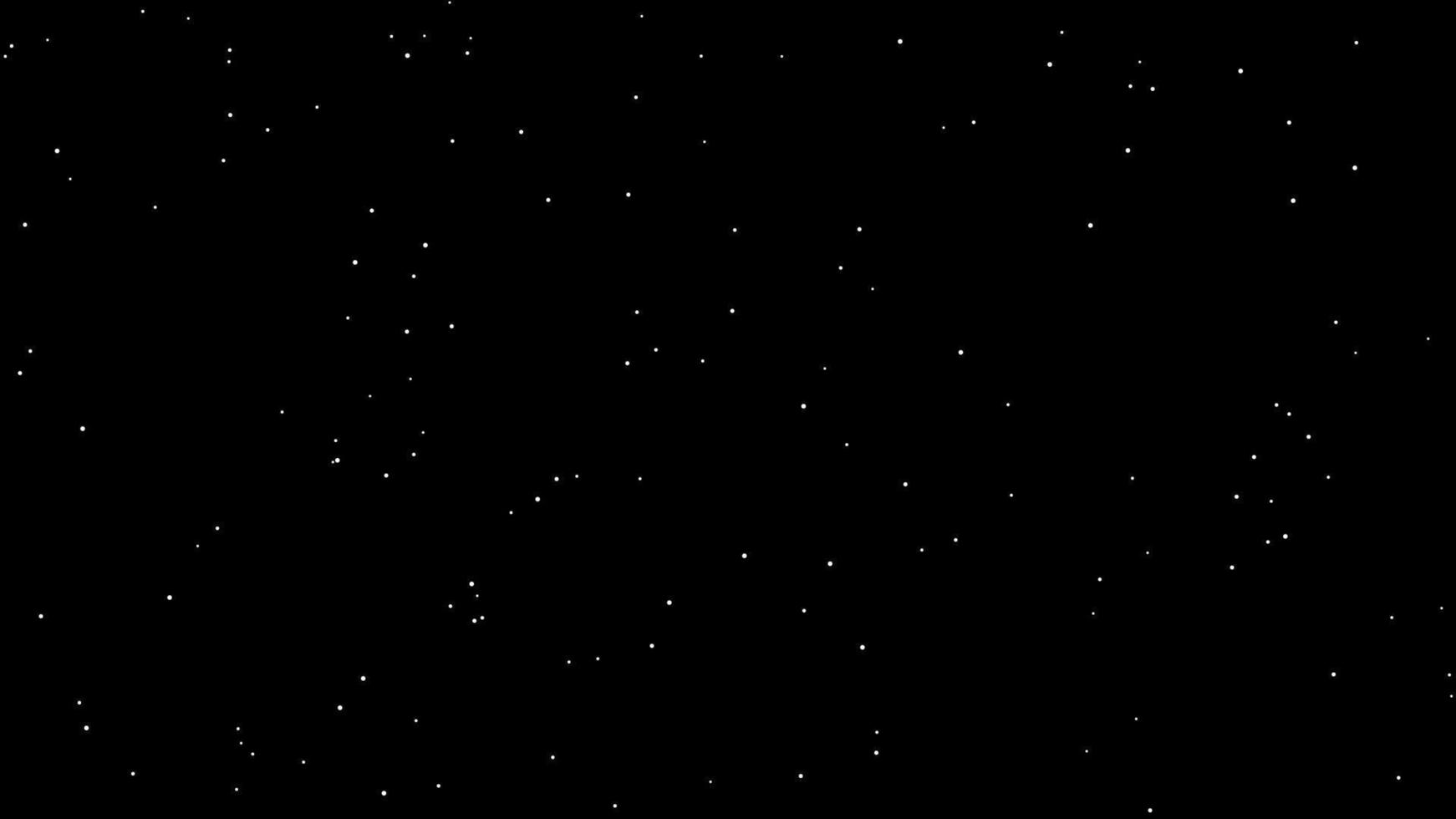 cielo nocturno negro con estrellas vector