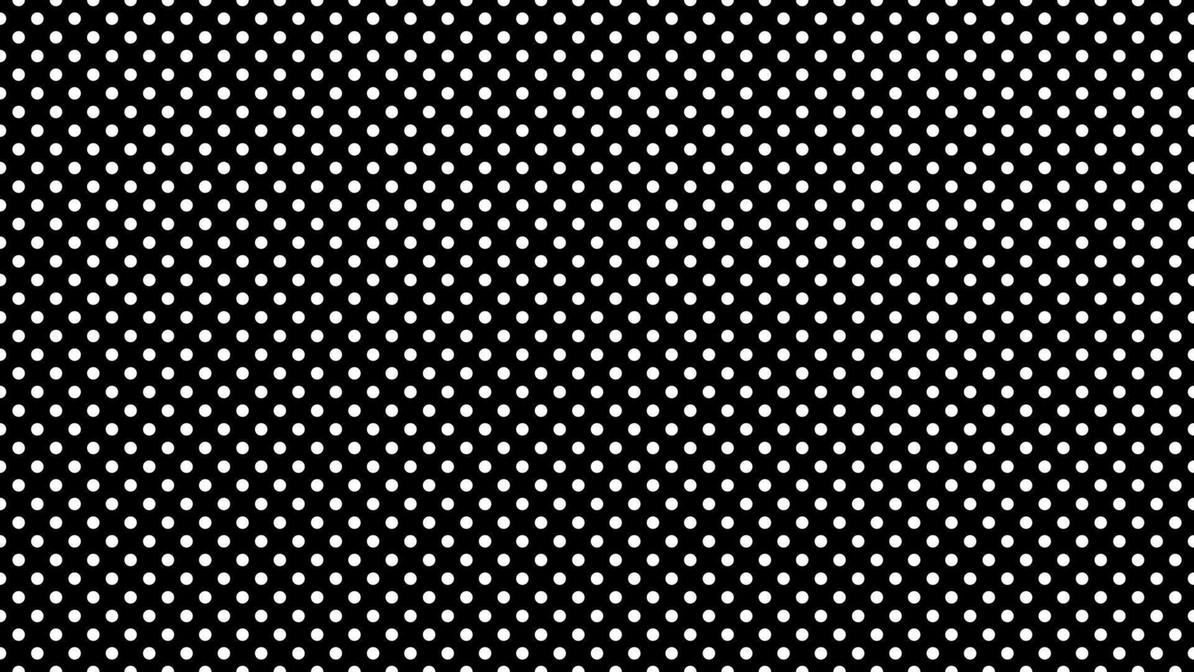 White polka dots over Black background vector