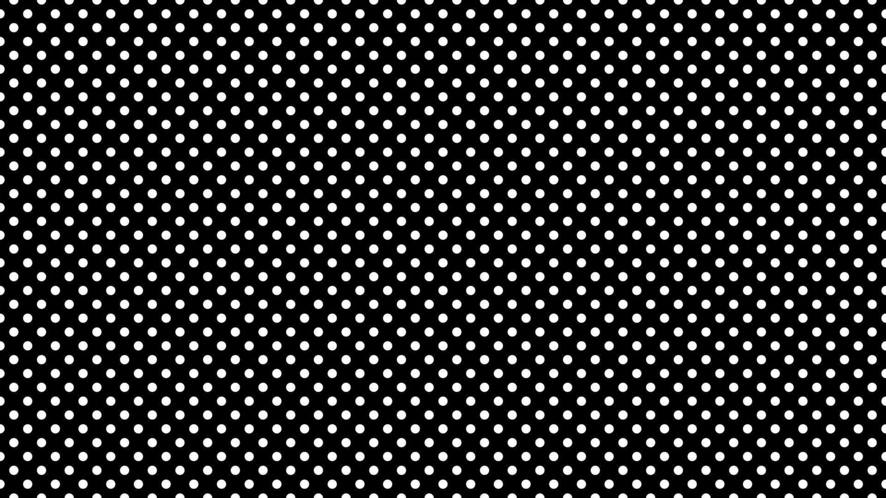 White polka dots over Black background vector