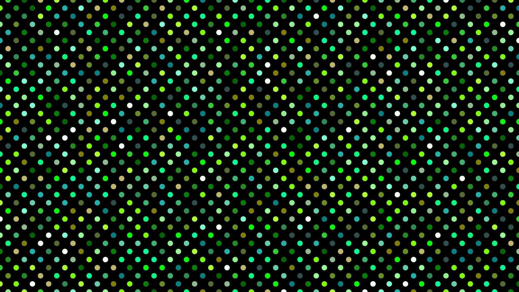 green polka dots over black background vector