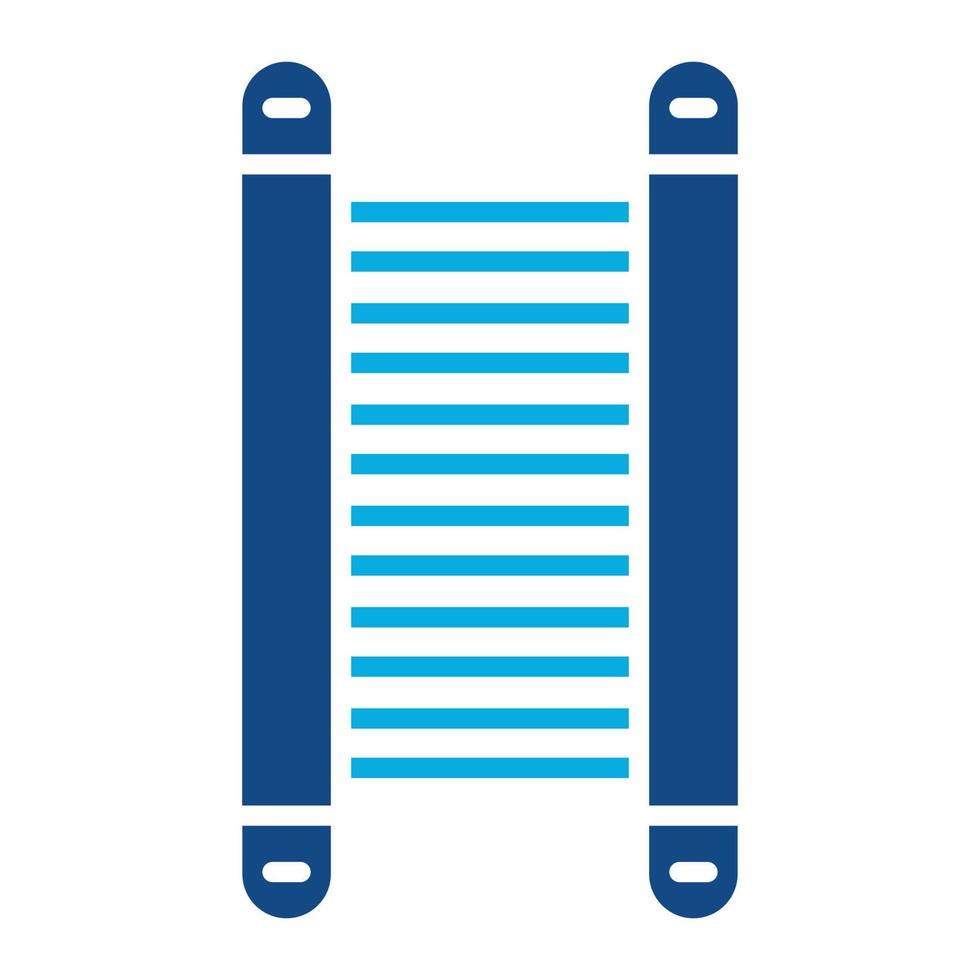 Trellis Glyph Two Color Icon vector