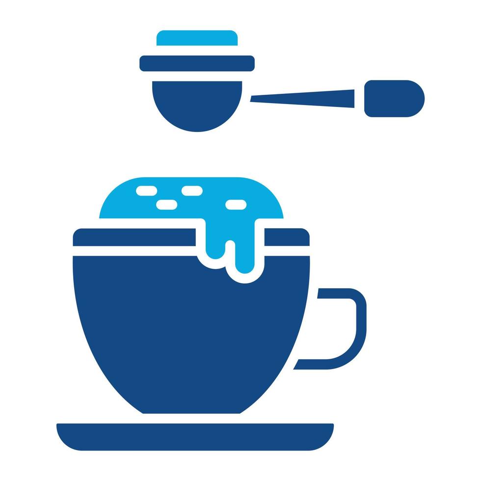 Expresso Glyph Two Color Icon vector