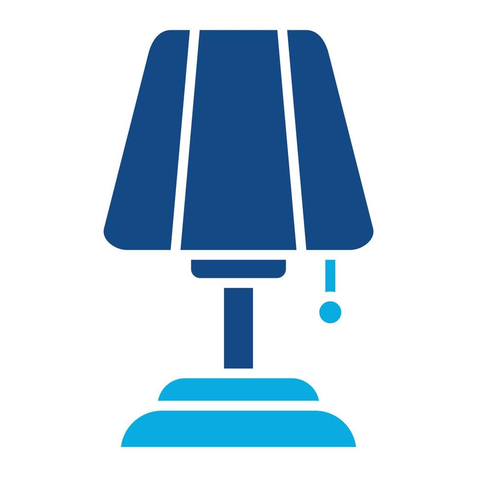 Lamps Glyph Two Color Icon vector