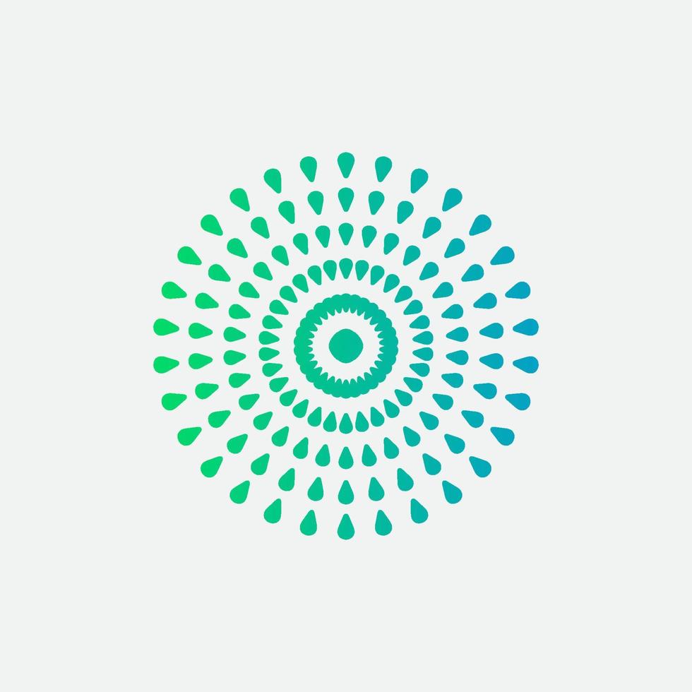 mandala logo element template, suitable for spa, yoga, meditation and spirituality logos with vector eps format.