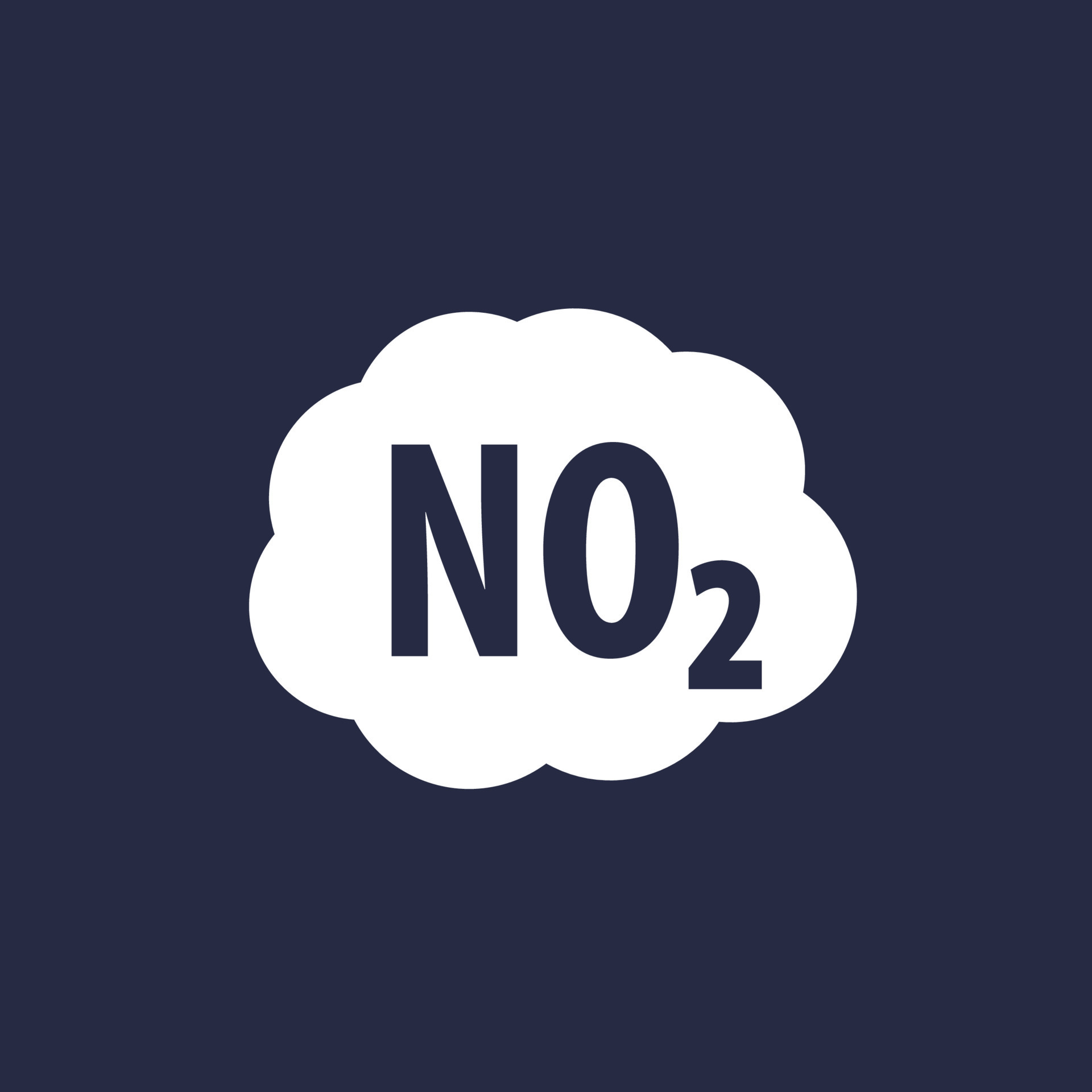 NO2, nitrogen dioxide gas icon 17613307 Vector Art at Vecteezy