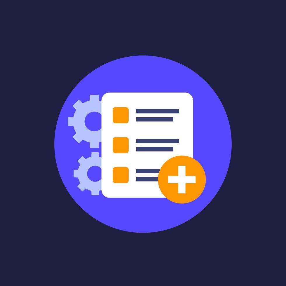 add new task or project vector icon